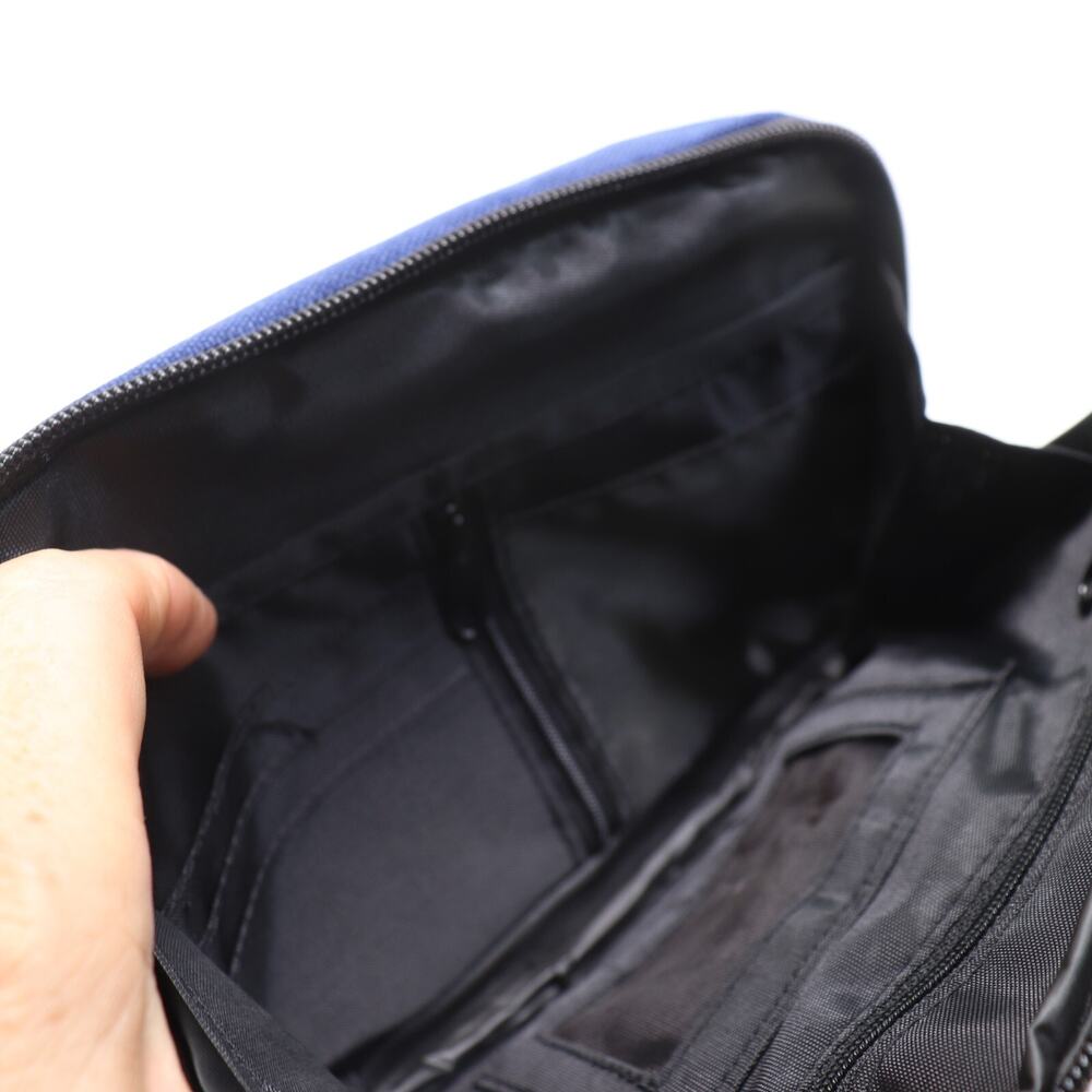 Trail Maker Fanny Pack Unisex Black Blue Nylon Purse Pouch Bag Adjustable Strap - Picture 12 of 15